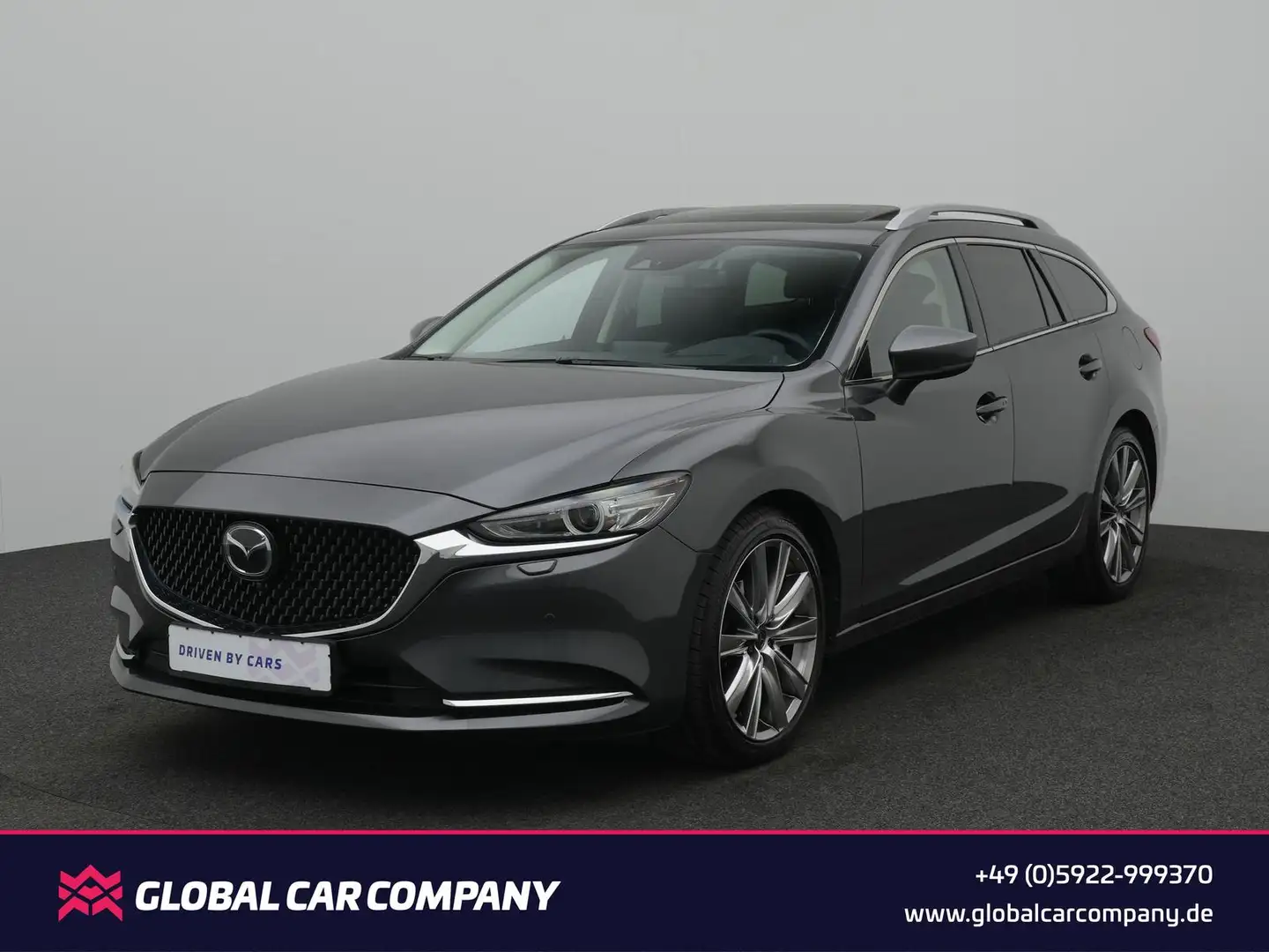 Mazda 6 Exclusive-Line,LED,HUD,360°,ACC,DACH,AHK,BOSE Grijs - 1