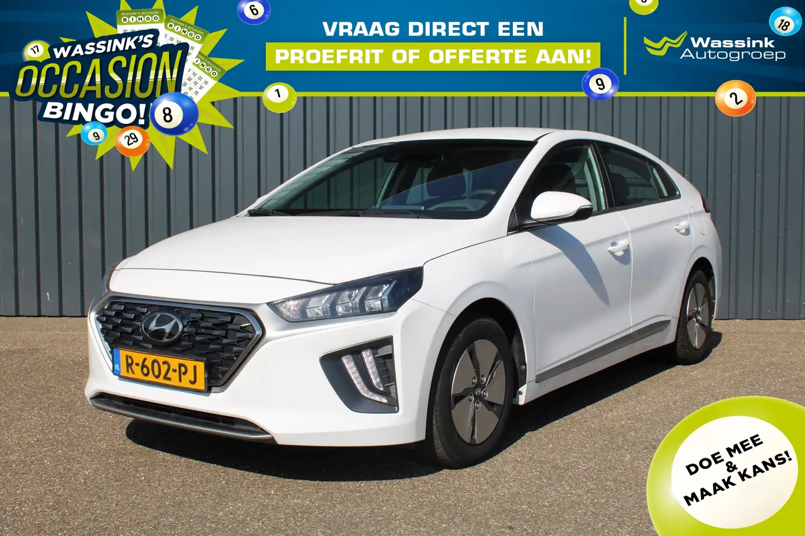 Hyundai IONIQ 1.6 GDI HEV 141 pk DCT Comfort Navigatie | Camera Wit - 1