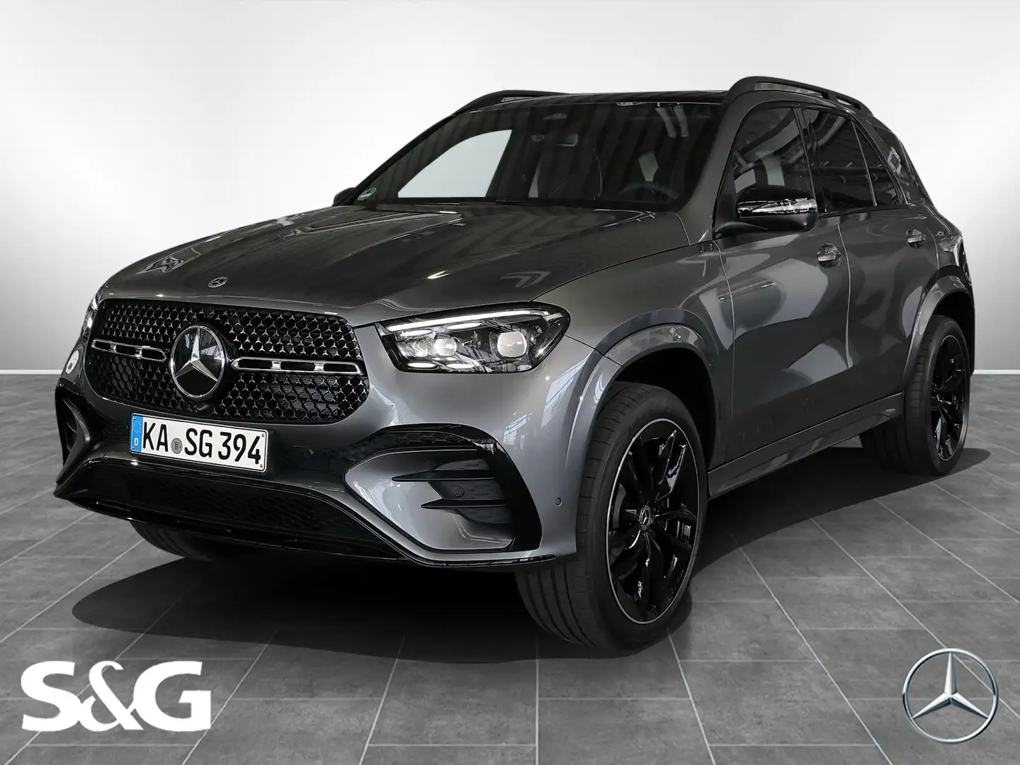 Mercedes-Benz GLE 450 d 4M AMG MBUX+360°+M-LED+AHK+Distro+HUD+ Grey - 1