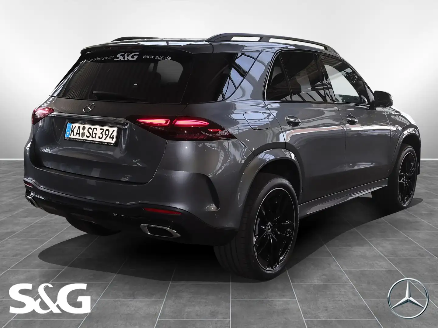Mercedes-Benz GLE 450 d 4M AMG MBUX+360°+M-LED+AHK+Distro+HUD+ Grey - 2