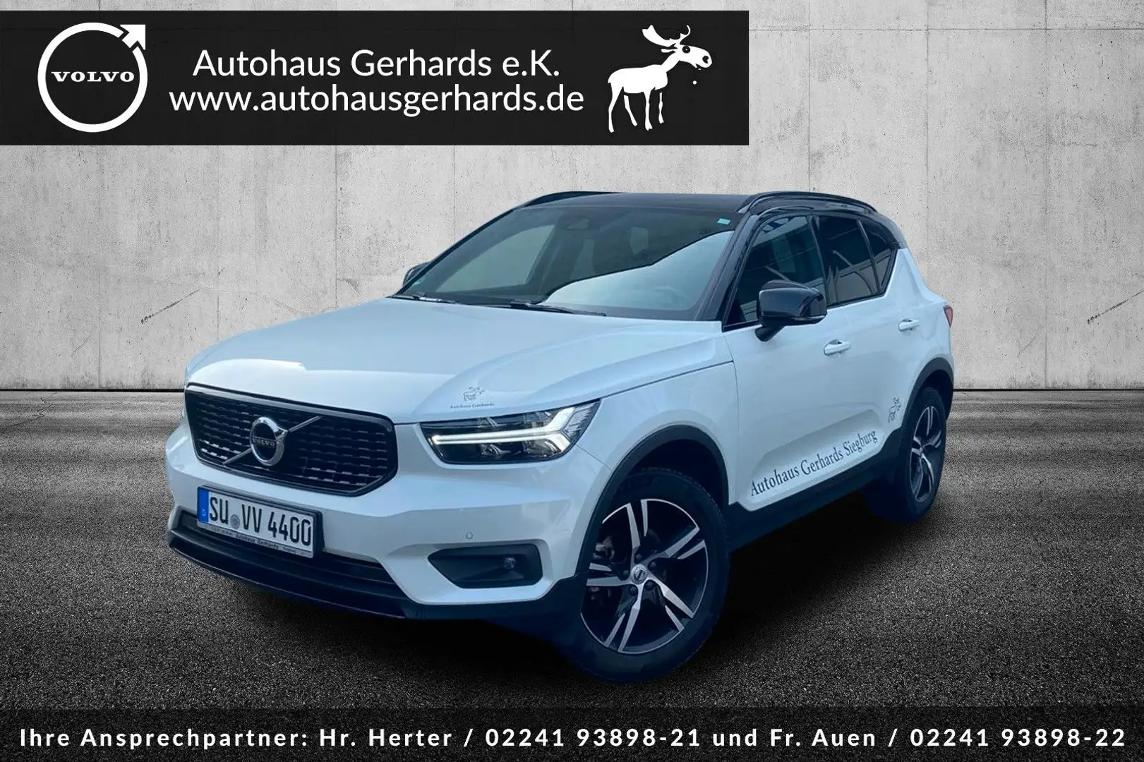 Volvo XC40 R Design Rückfahrkamera, Sitz + Lenkradheiz Blanc - 1