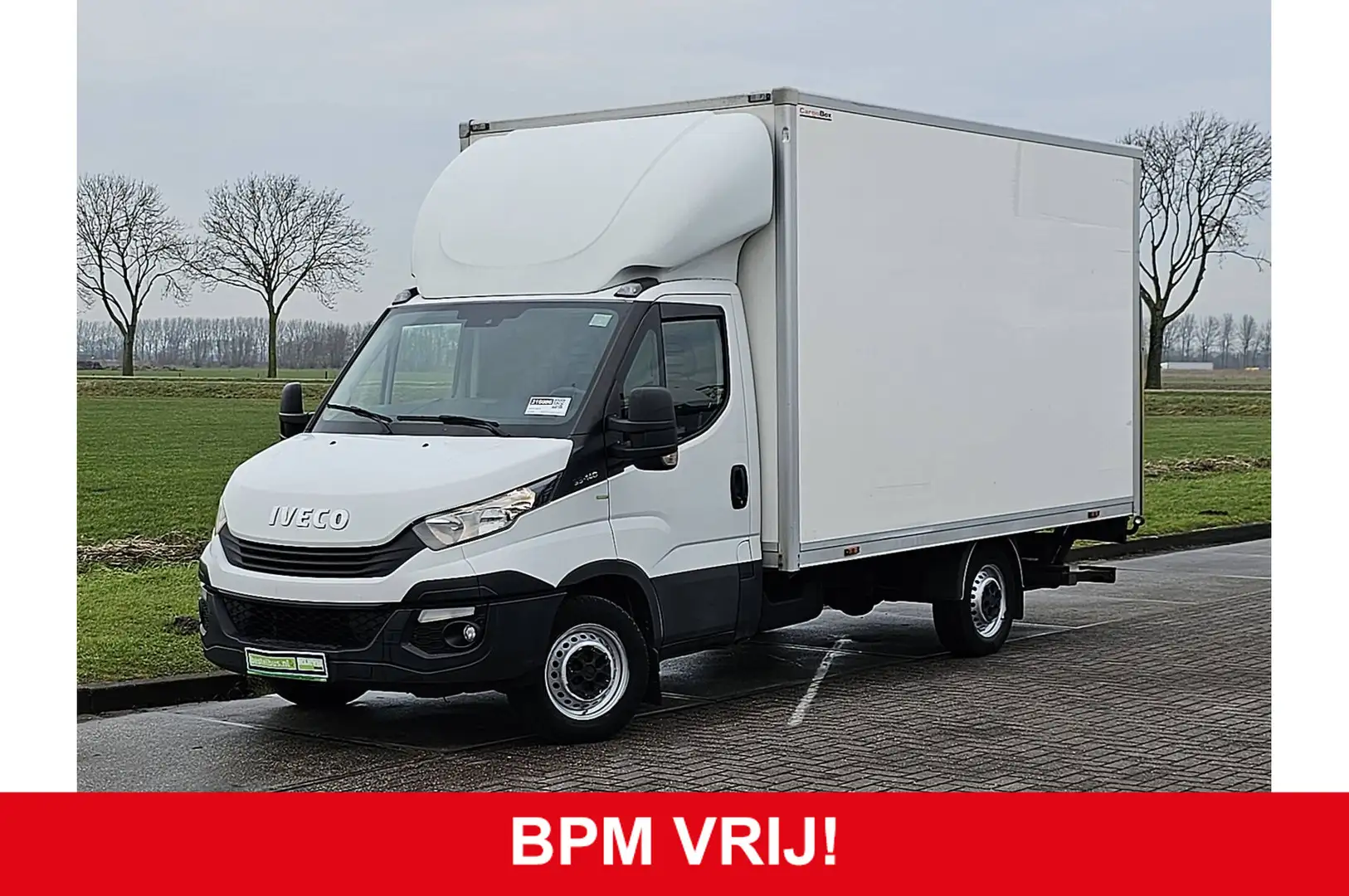 Iveco Daily 35S14 2.3 375 Bakwagen + Laadklep + Zijdeur Dakspo Wit - 1