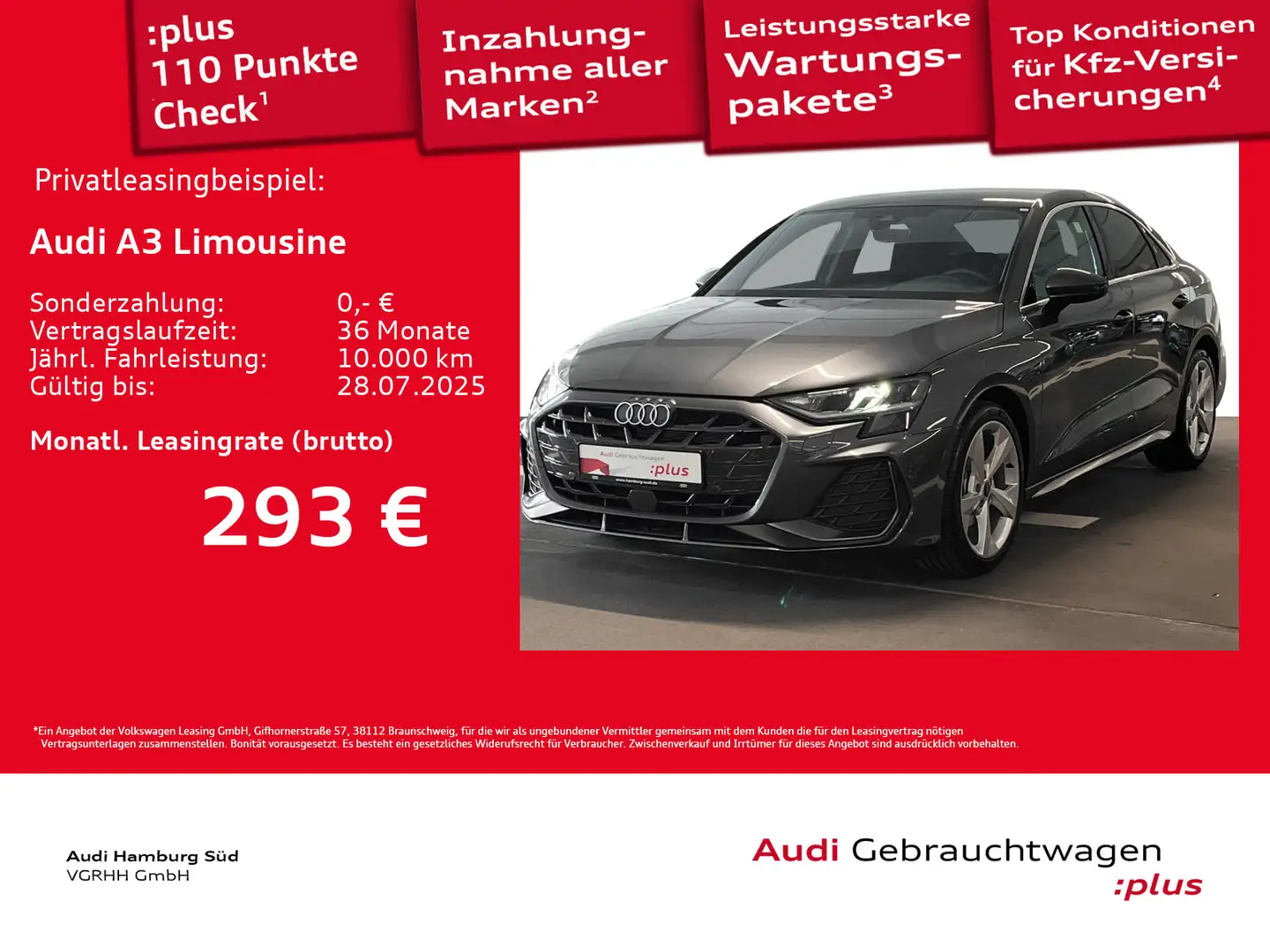 Audi A3 30 TFSI S line S tronic NAVI/LM18 Grijs - 1