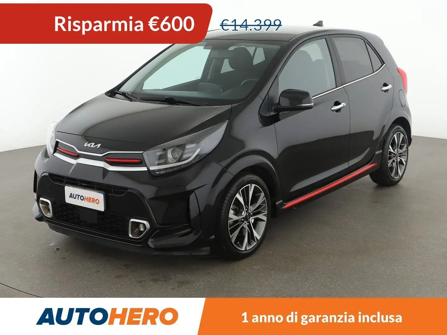 Kia Picanto 1.0 TGDI GT Line Nero - 1