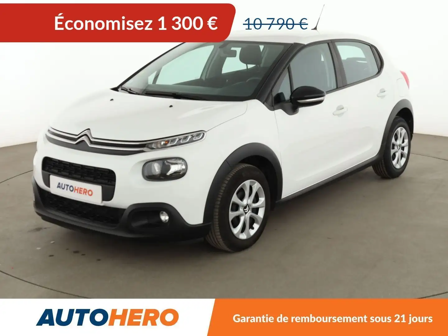 Citroen C3 1.5 Blue-HDi Feel Blanc - 1