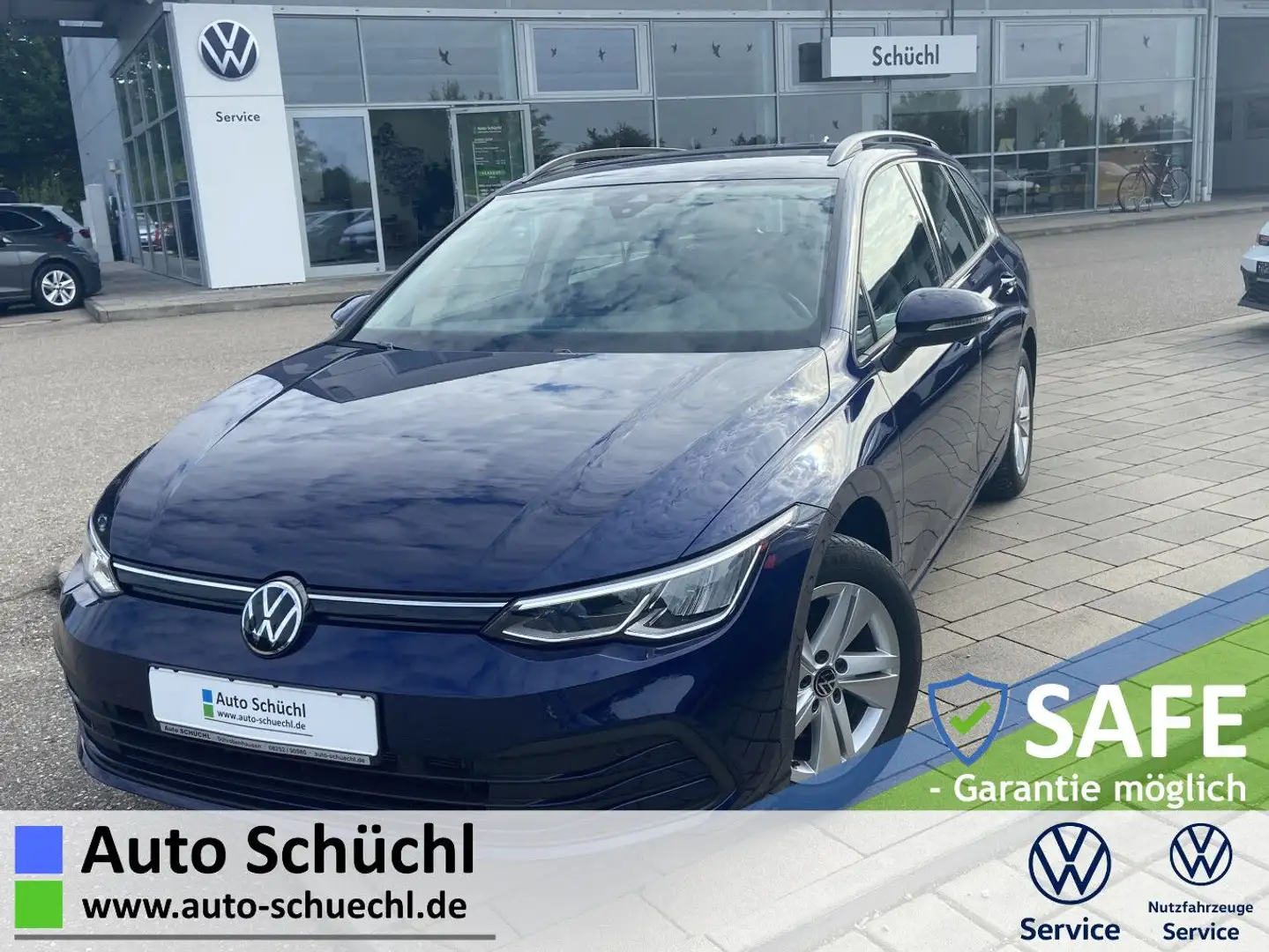 Volkswagen Golf Variant 1.5 TSI DSG LIFE NAVI+LED+AHK+APP-C Blau - 1