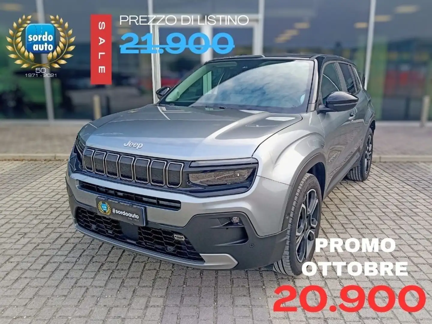 Jeep Avenger 1.2 Turbo 100 CV Summit Grigio - 1