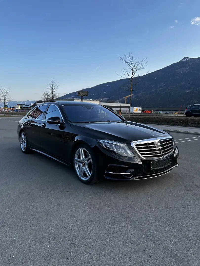 Mercedes-Benz S 350 d LANG HUD PANO LED GARANTIE AMGLINE BURMESTER 3D Schwarz - 1