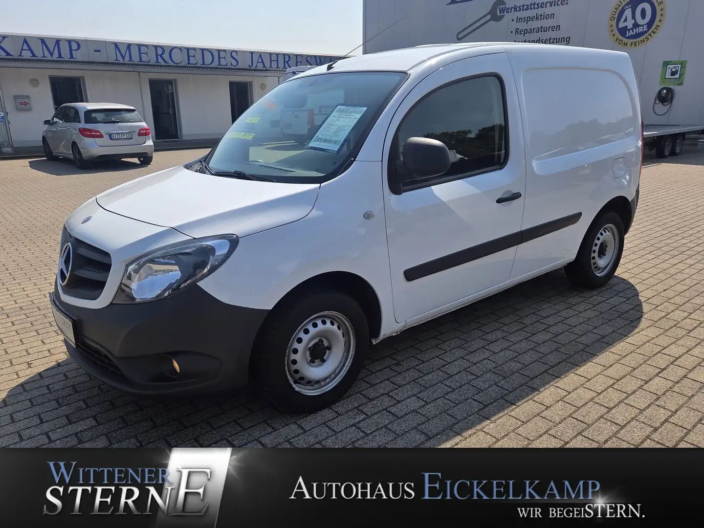 Mercedes-Benz Citan 108 CDI Kasten lang KLIMA FLÜGEL EU6d-Temp LKW Blanc - 1