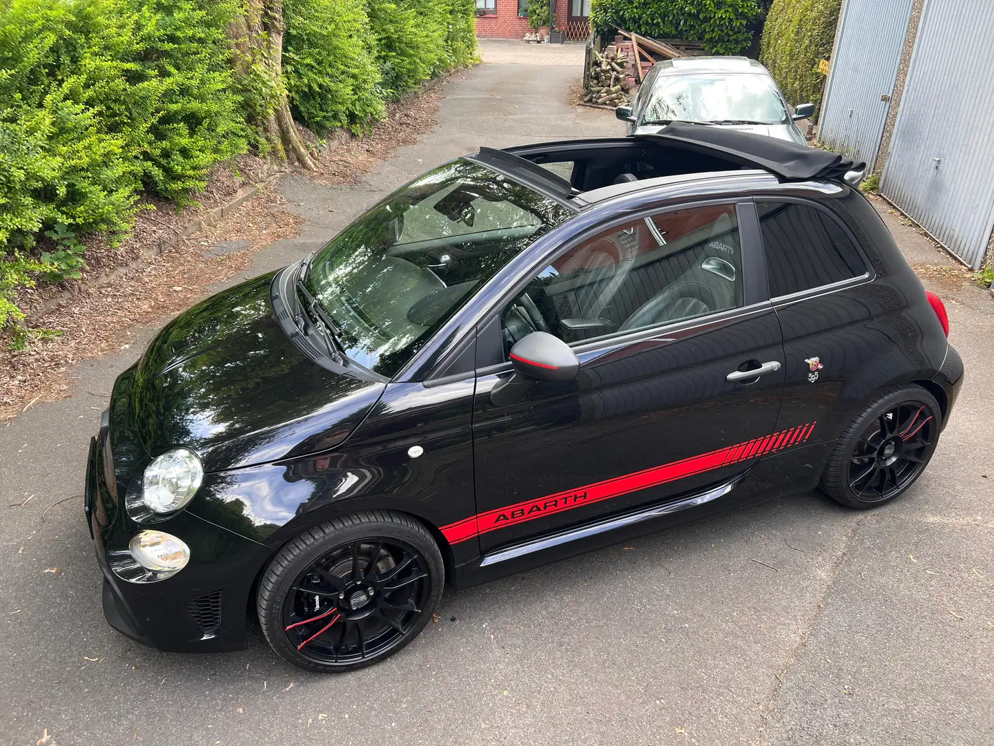 Abarth 595C Cabrio ,Competzione, Automatik ,Leder ,Navi, Beats Negro - 2