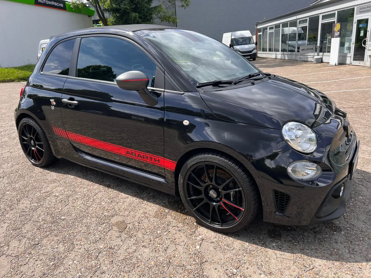 Abarth 595C Cabrio ,Competzione, Automatik ,Leder ,Navi, Beats Negro - 1