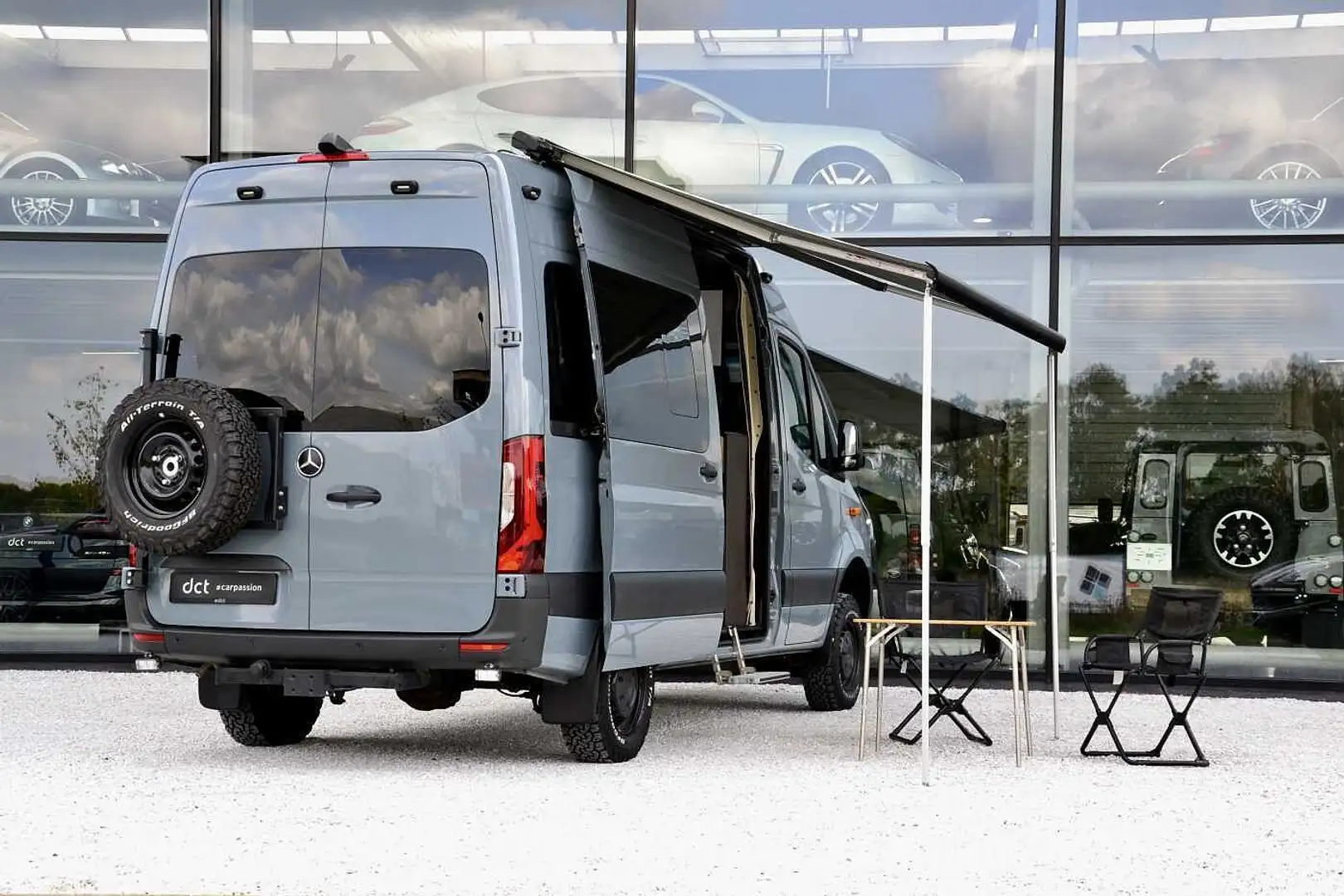 Mercedes-Benz Sprinter 3.0D V6 4X4 Offroad Camper FULL Grijs - 1