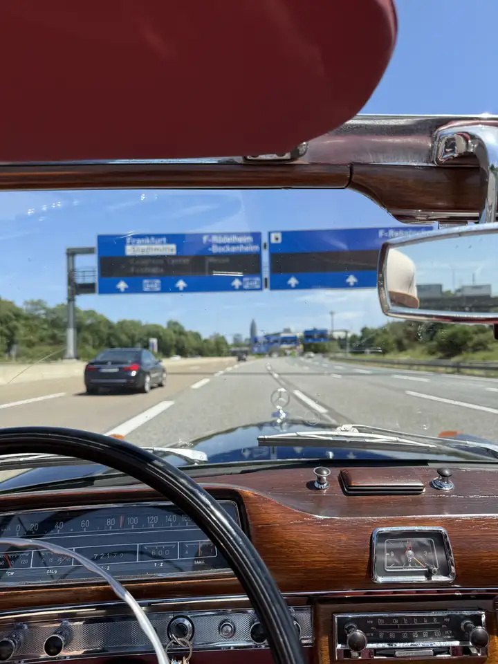 Mercedes-Benz 220 Ponton S - Rotes Leder, Vergaser überholt, foto 12