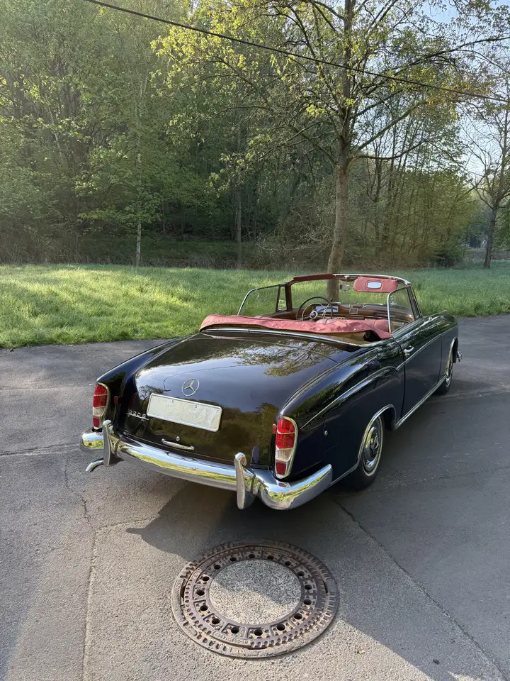 Mercedes-Benz 220 Ponton S - Rotes Leder, Vergaser überholt, foto 4