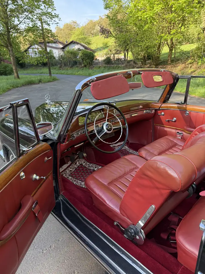 Mercedes-Benz 220 Ponton S - Rotes Leder, Vergaser überholt, foto 2