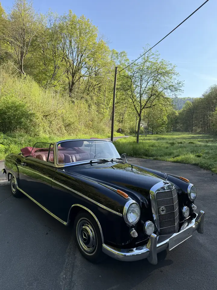Mercedes-Benz 220 Ponton S - Rotes Leder, Vergaser überholt, foto 3