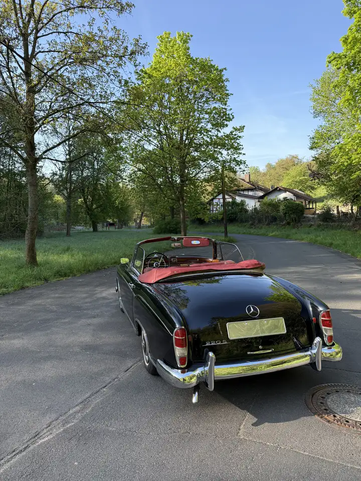 Mercedes-Benz 220 Ponton S - Rotes Leder, Vergaser überholt, foto 5