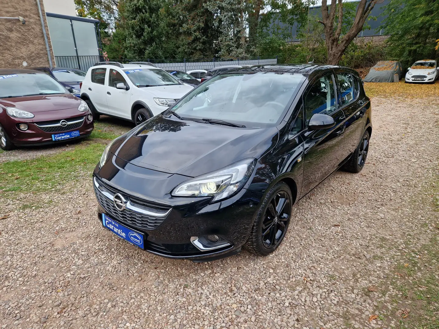 Opel Corsa E 1.4T Klimatro 88Tkm Xenon LED 17" Sitzhz Tempoma Noir - 1