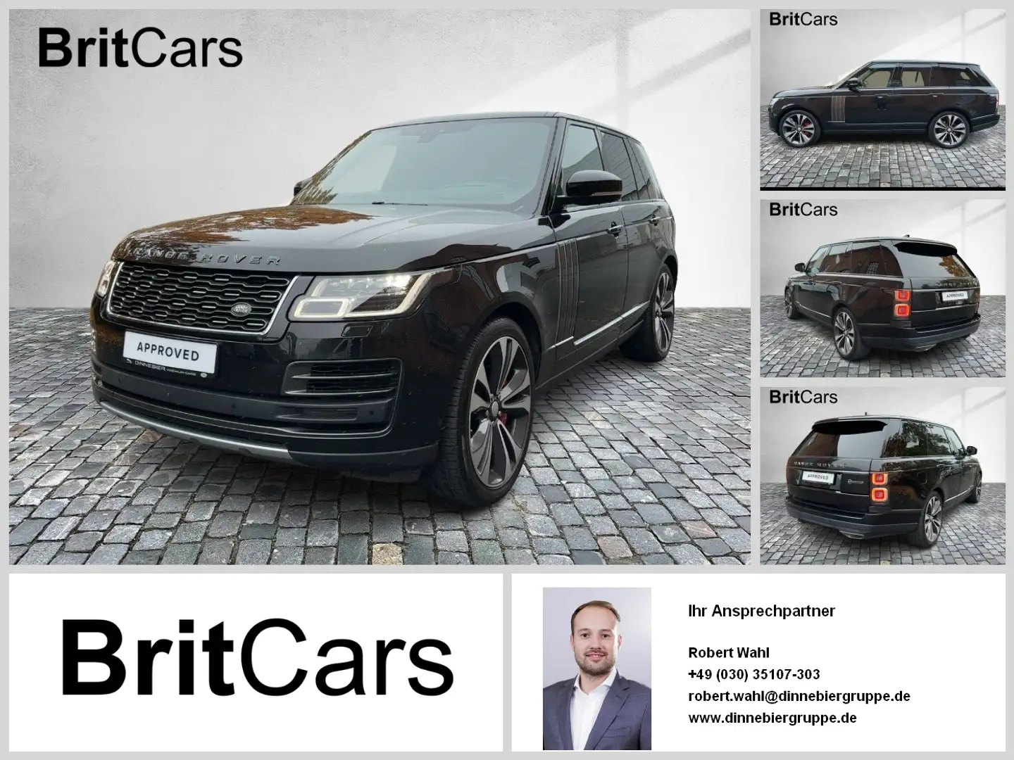 Land Rover Range Rover V8 SVAutobiography Dynamic ACC SD Schwarz - 1