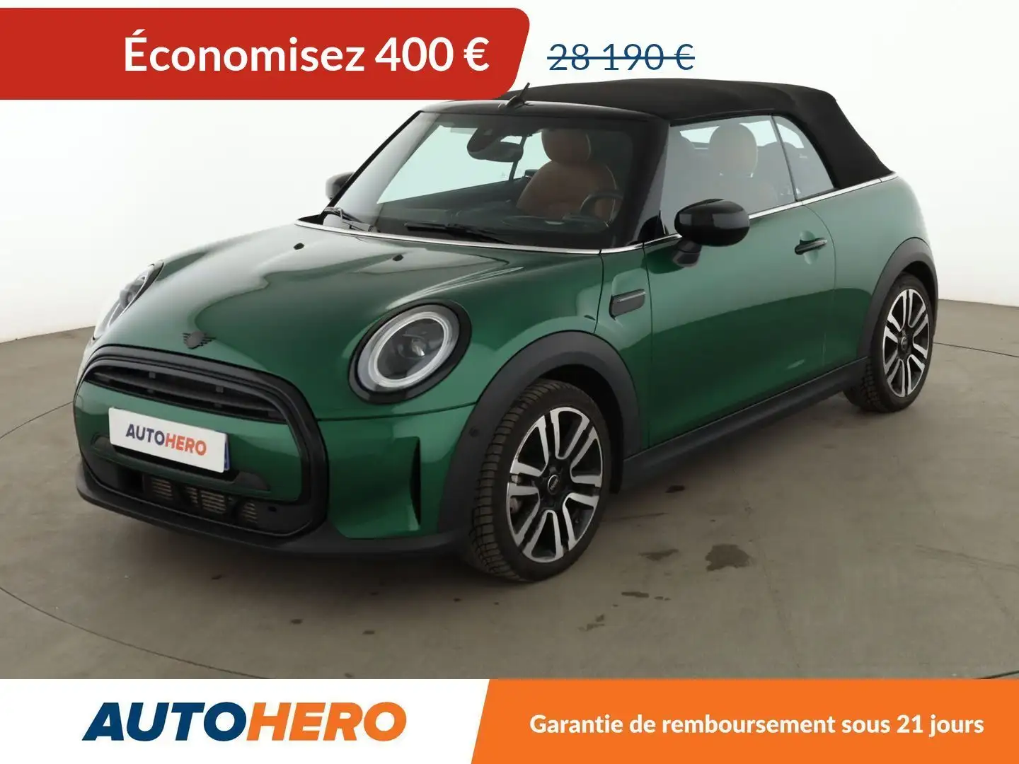 MINI Cooper Cabrio Cooper Edition Premium Plus BVA7 Vert - 1