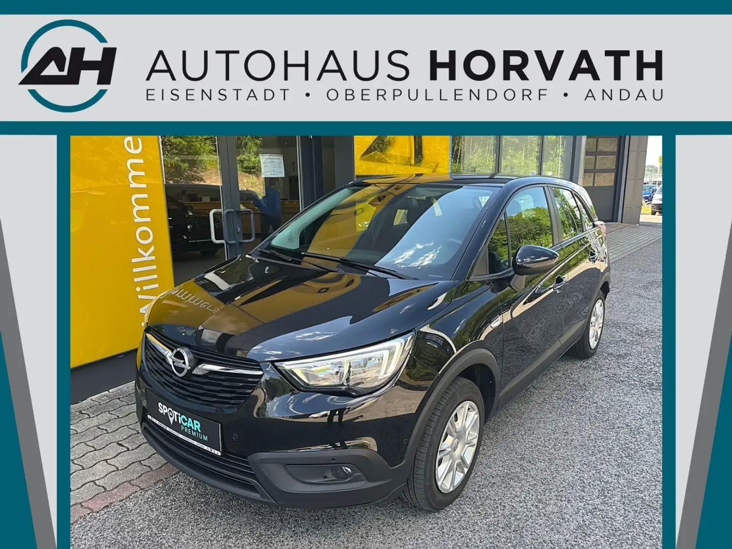 Opel Crossland X 1,2 Turbo Direct Injection Edition St./St Aut. Schwarz - 1