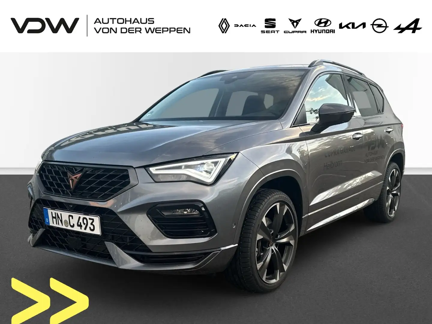 CUPRA Ateca TSI DSG AHK SHZ Fahrassistenz-Paket Klima Navi Grau - 1