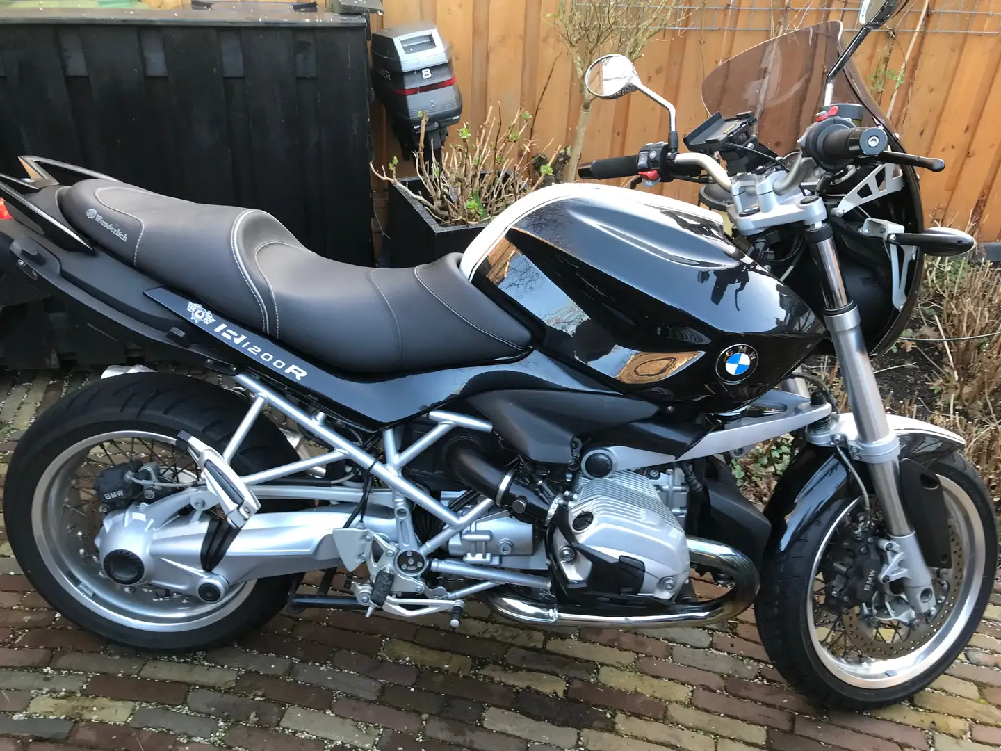 BMW R 1200 R Classic spaakwielen, koffers in kleur Zilver - 1