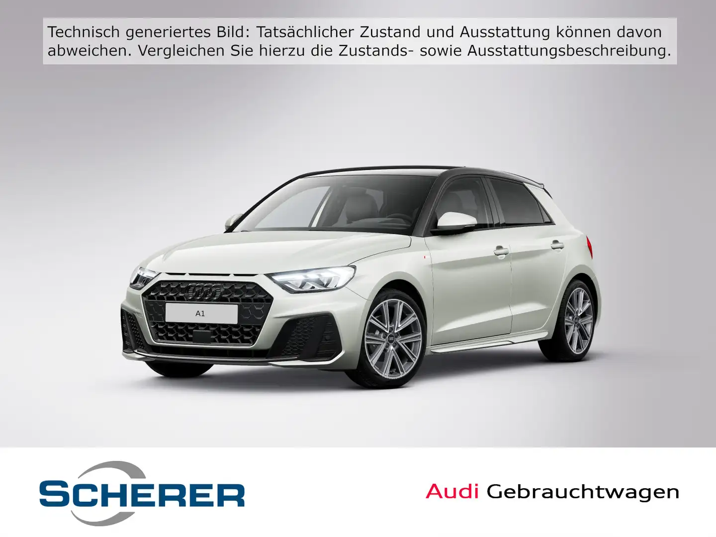 Audi A1 S line 30 TFSI 81(110) kW(PS) Schal Silber - 1