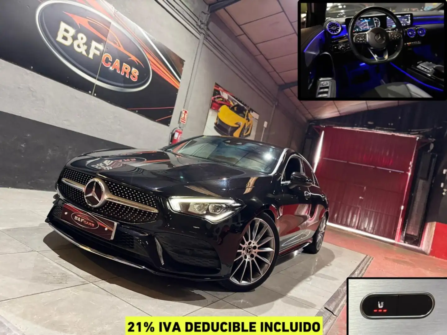 Mercedes-Benz CLA 220 220d Noir - 1