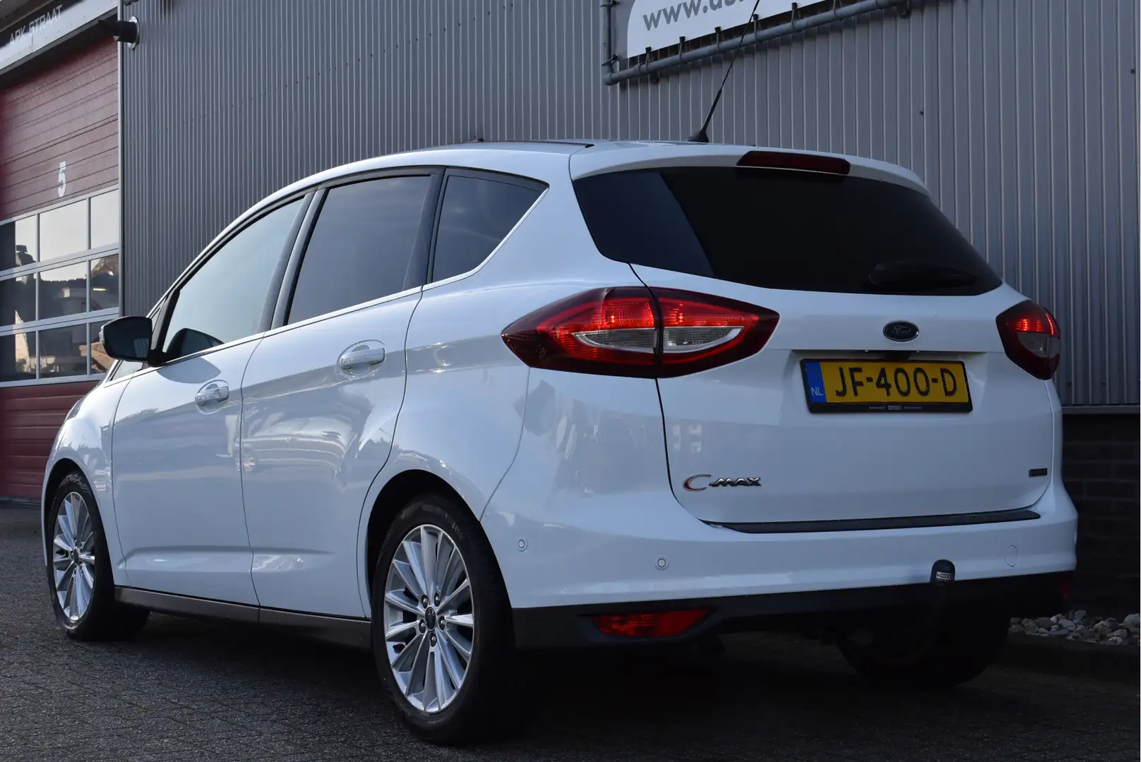 Ford C-Max 1.0 Titanium Panorama, Cruise, Trekhaak, Camera, P Wit - 2
