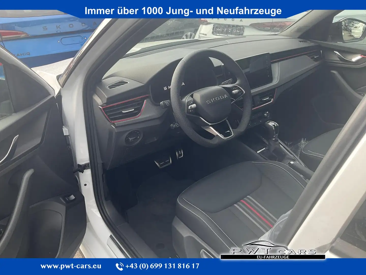 Skoda Kamiq Monte Carlo 1.5 TSI DSG Carlo, AHK, Navi, Matri... Weiß - 1