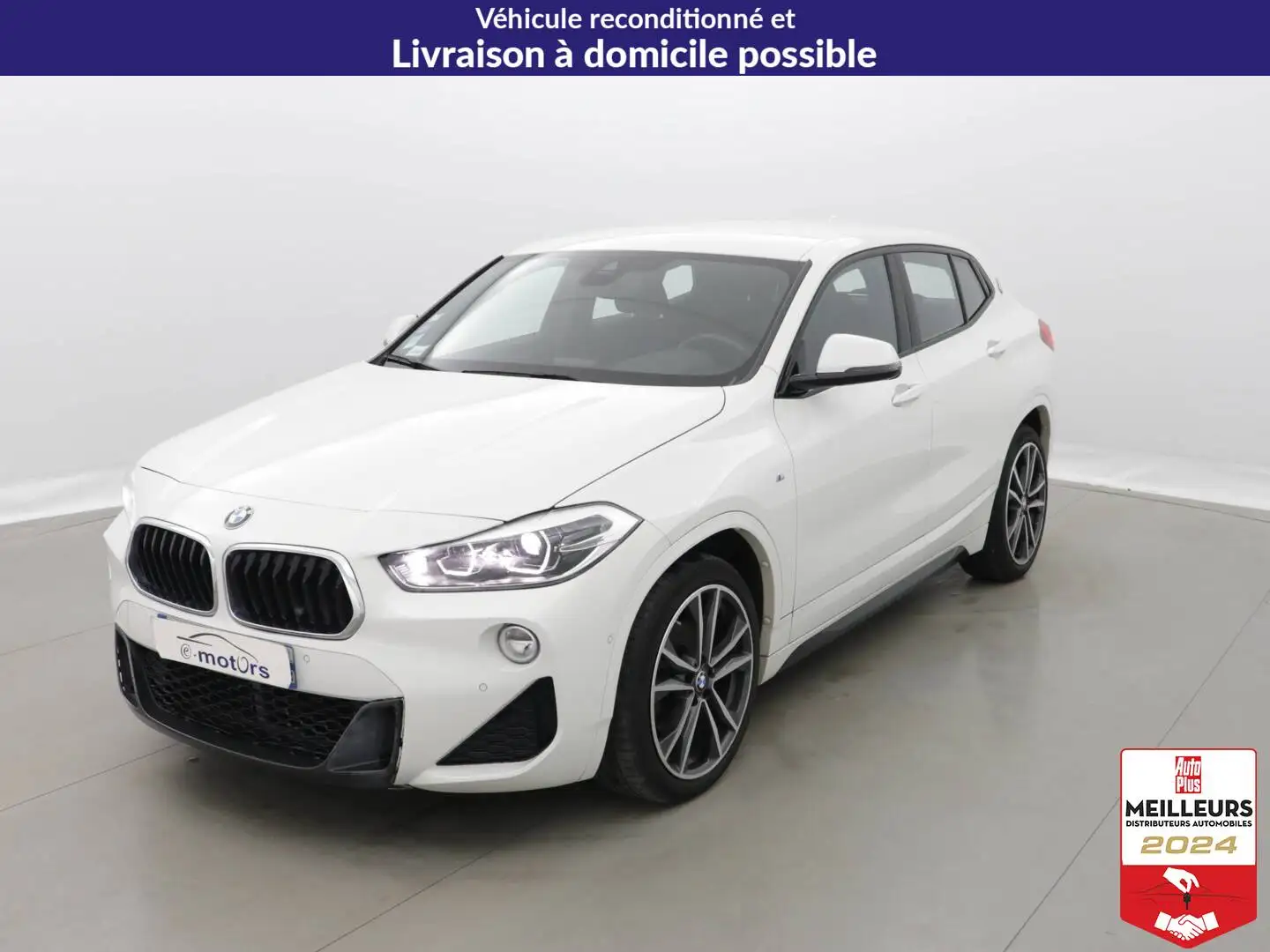 BMW X2 X2 sDrive 18i 140 DKG7 M Sport Blanc - 1