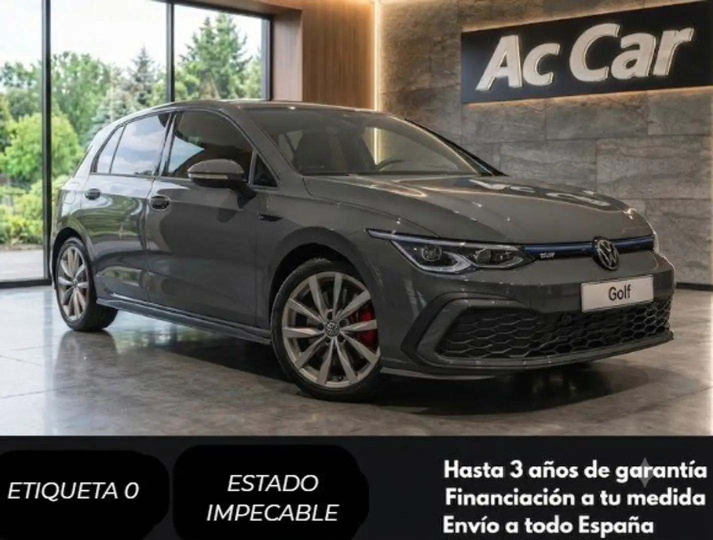 Volkswagen Golf 1.4 TSI GTE 180kW Gris - 1