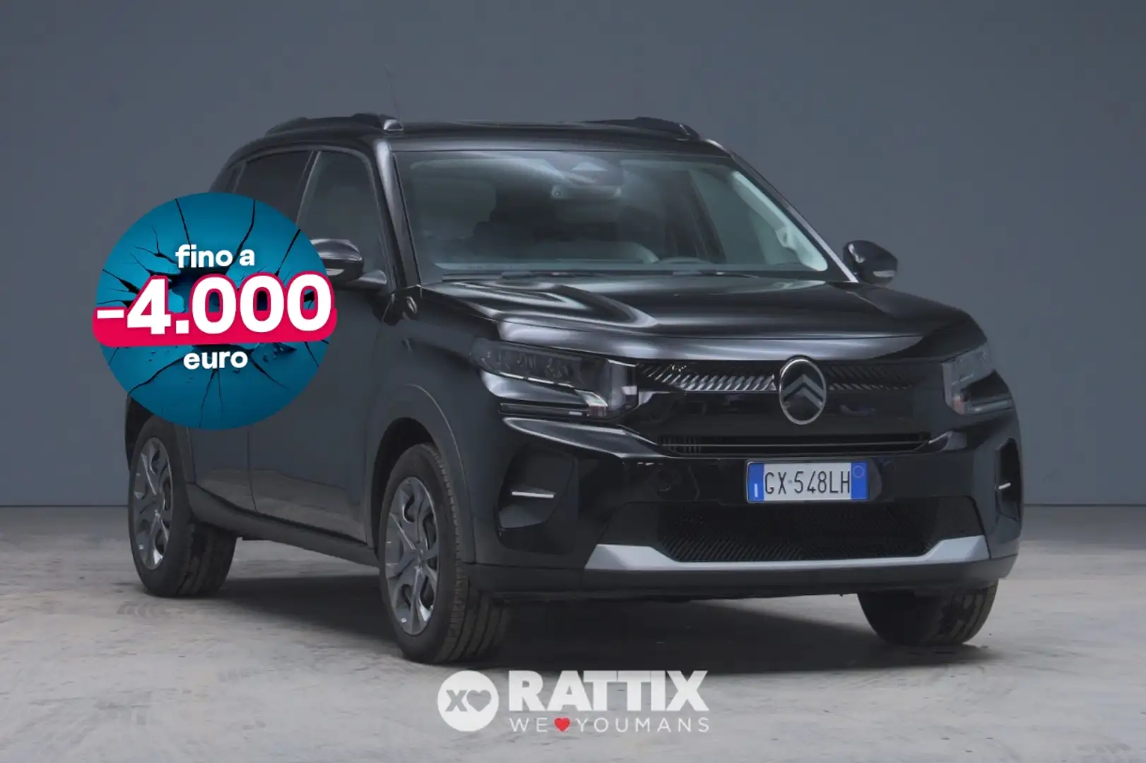 Citroen C3 1.2 Puretech Turbo 100CV Max Schwarz - 1