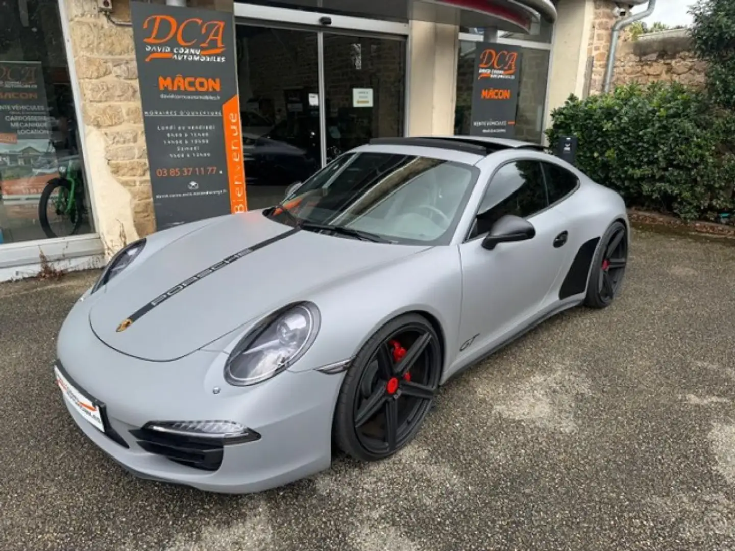 Porsche 991 3.4i - 350 - BV PDK TYPE 991 COUPE Carrera 4 PHASE 1 Gris - 2