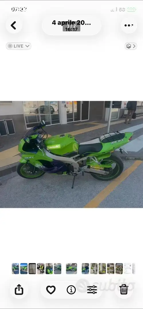 Kawasaki Ninja ZX-9R R Verde - 2