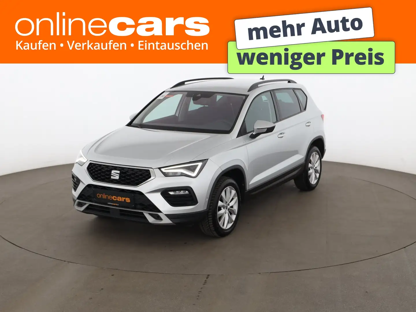 SEAT Ateca 1.5 TSI Style LED 360-CAM RADAR ASSIST PDC Silber - 1