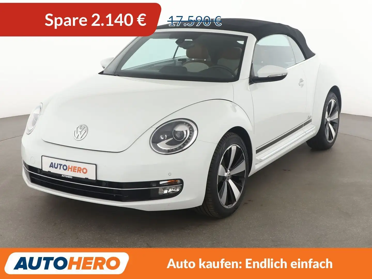 Volkswagen Beetle 2.0 TDI Cup*PDC*SHZ*TEMPO* Weiß - 1
