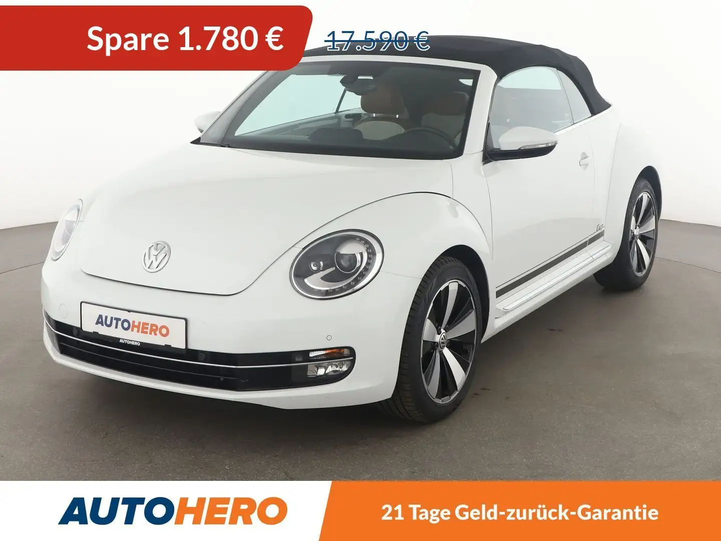 Volkswagen Beetle 2.0 TDI Cup*PDC*SHZ*TEMPO* Weiß - 1