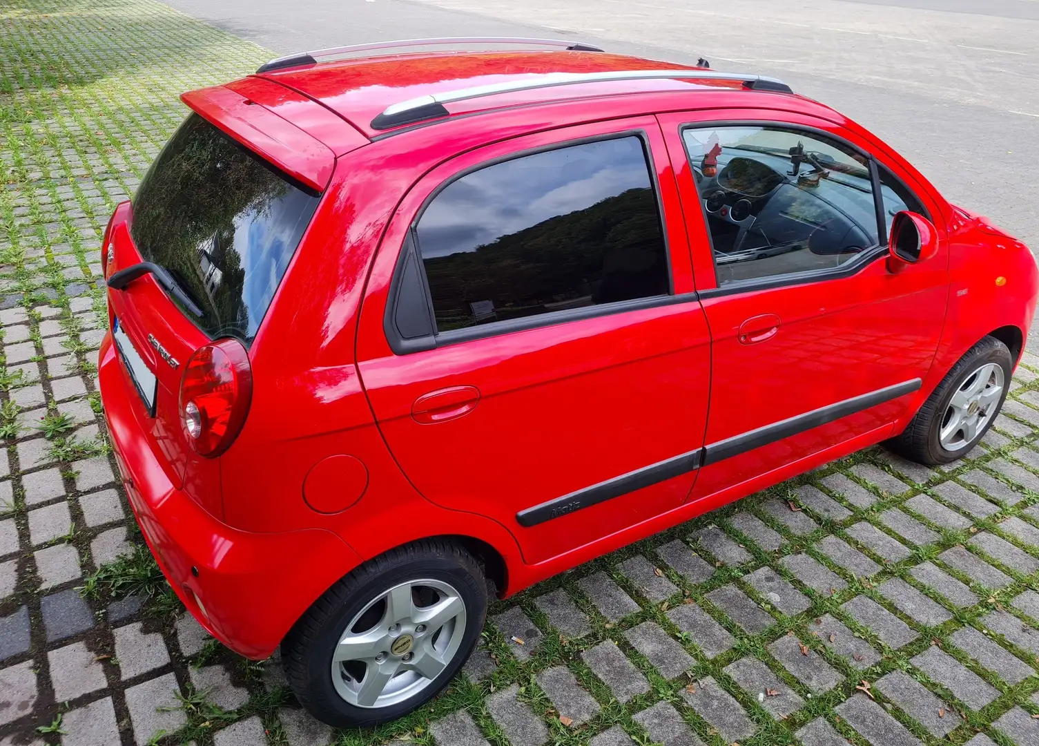 Chevrolet Matiz Automatik Servo Tüv PDC Klima Alu mit Allwetter Rot - 2