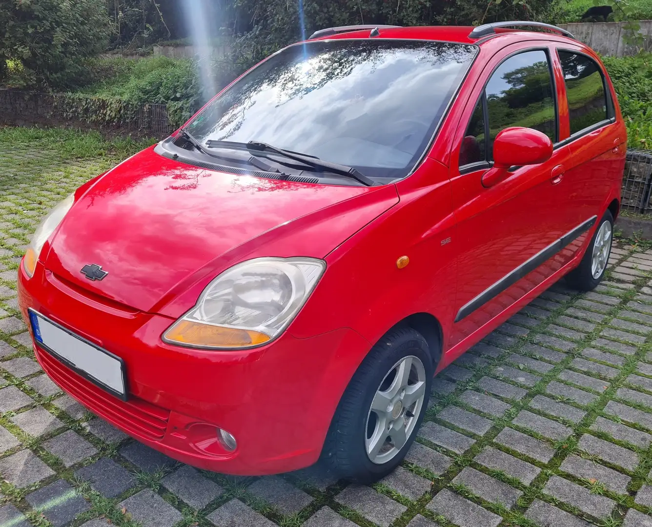 Chevrolet Matiz Automatik Servo Tüv PDC Klima Alu mit Allwetter Rot - 1