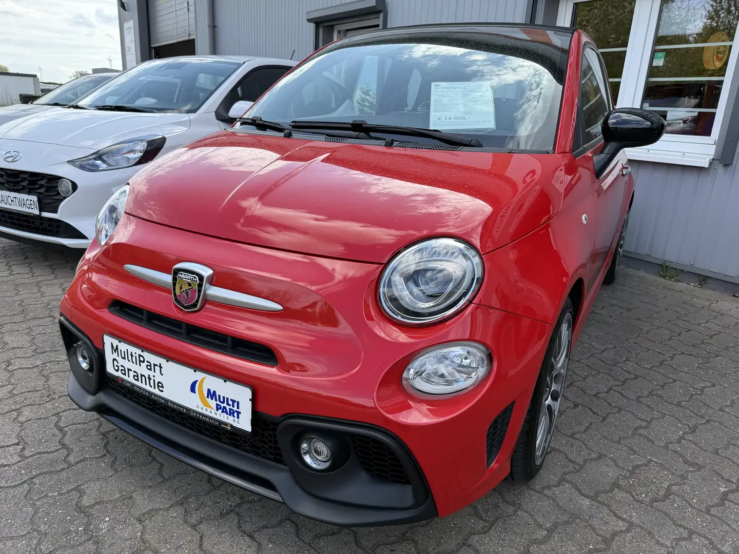 Abarth 500C 595 Cabrio TOP Zustand! NAVI, BEATS-Audio Rojo - 1