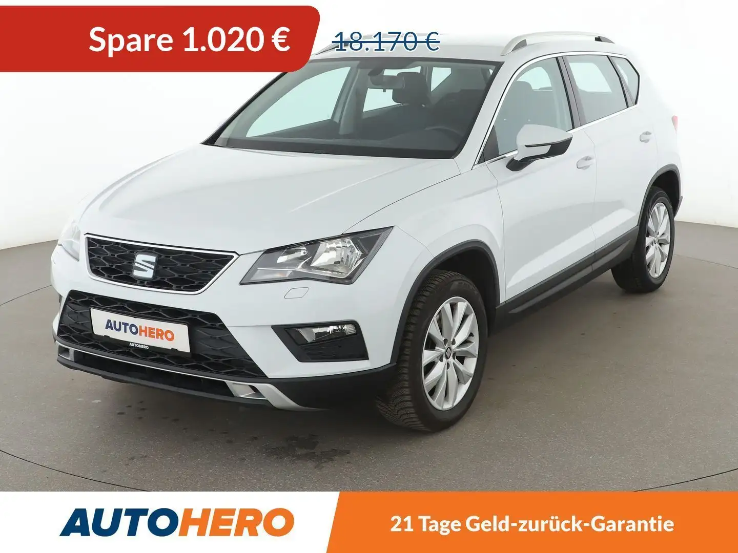 SEAT Ateca 1.4 TSI ACT Style *NAVI*PDC*SHZ*ALU* Weiß - 1