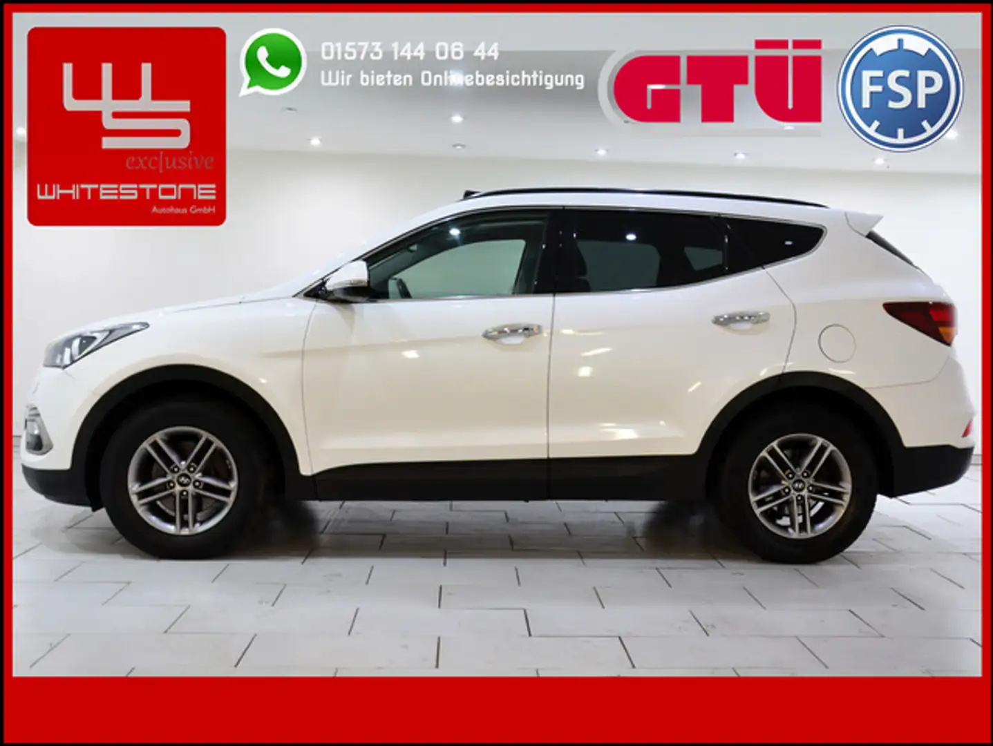 Hyundai SANTA FE Santa Fe Premium 4WD / 7 Sitze / Voll / Facelift White - 1