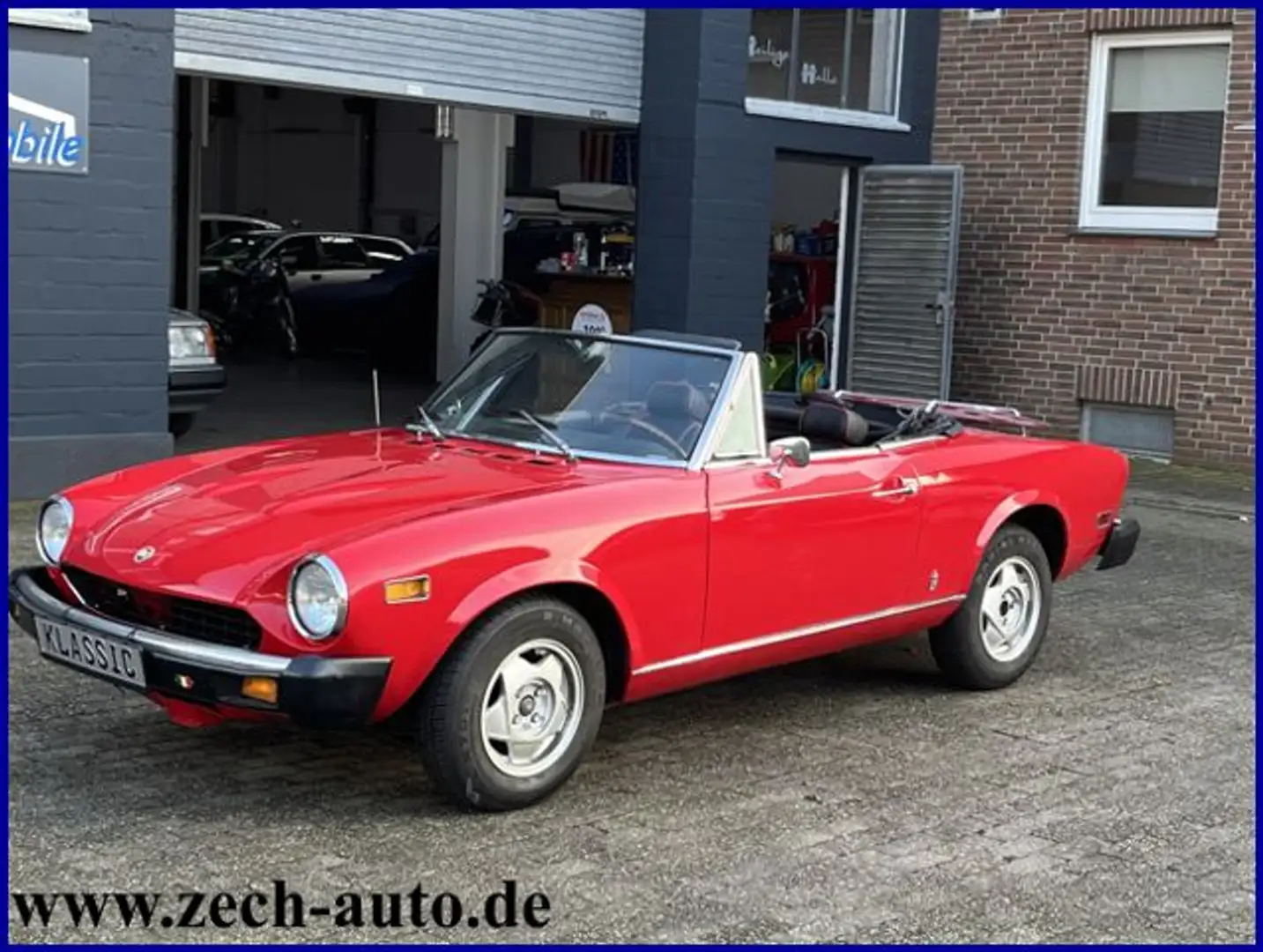 Fiat 124 Spider 1,8 CS 1 mit H- Kennzeichen Rojo - 1
