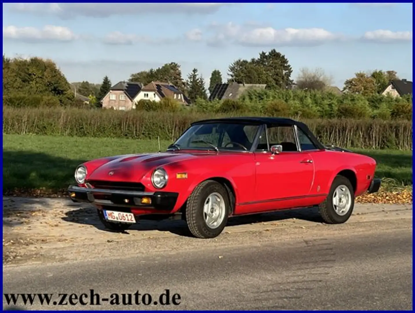 Fiat 124 Spider 1,8 CS 1 mit H- Kennzeichen Rojo - 2