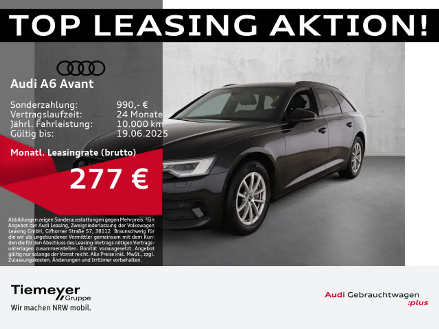 Audi A6 35 TDI ADVANCED PANO ALCANTARA AHK MATR Schwarz - 1