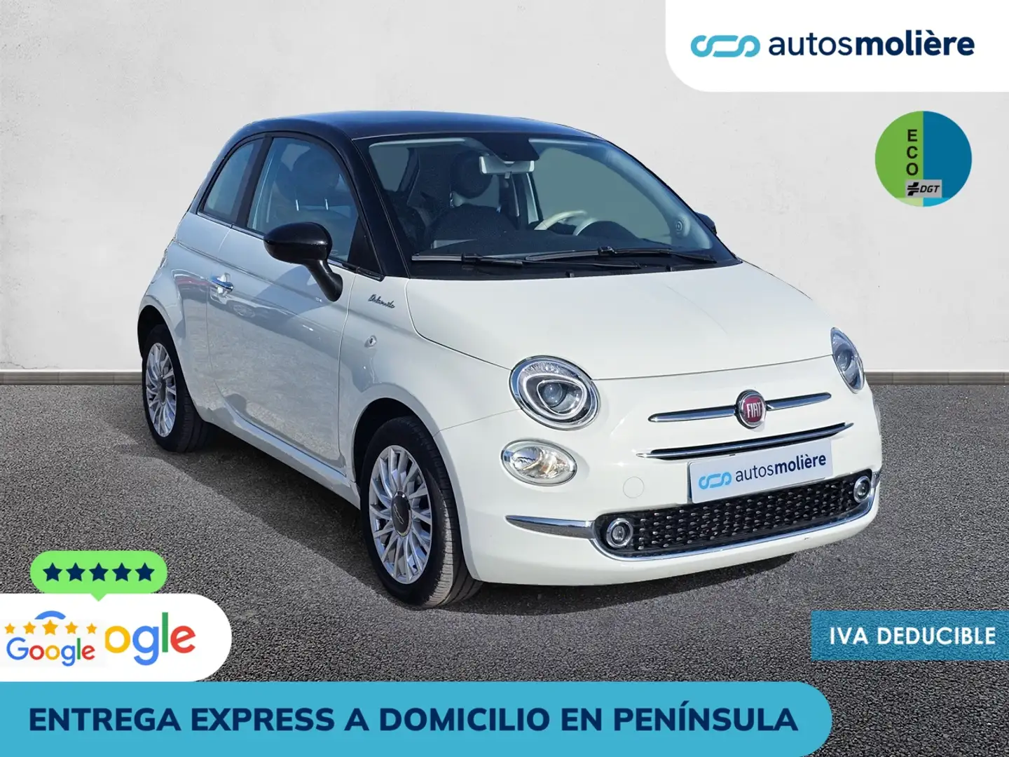 Fiat 500 1.0 Hybrid Dolcevita 52kW Blanco - 2