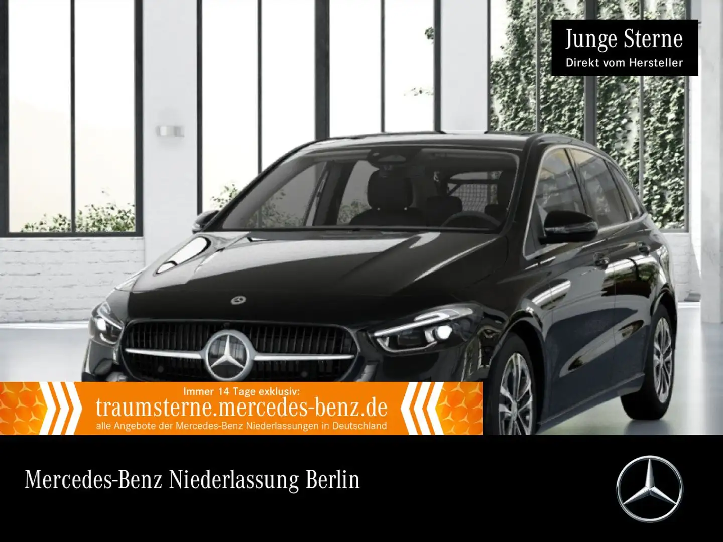 Mercedes-Benz B 200 d PROGRESSIVE+PANO+MULTIBEAM+KAMERA+TOTW+8G Schwarz - 1