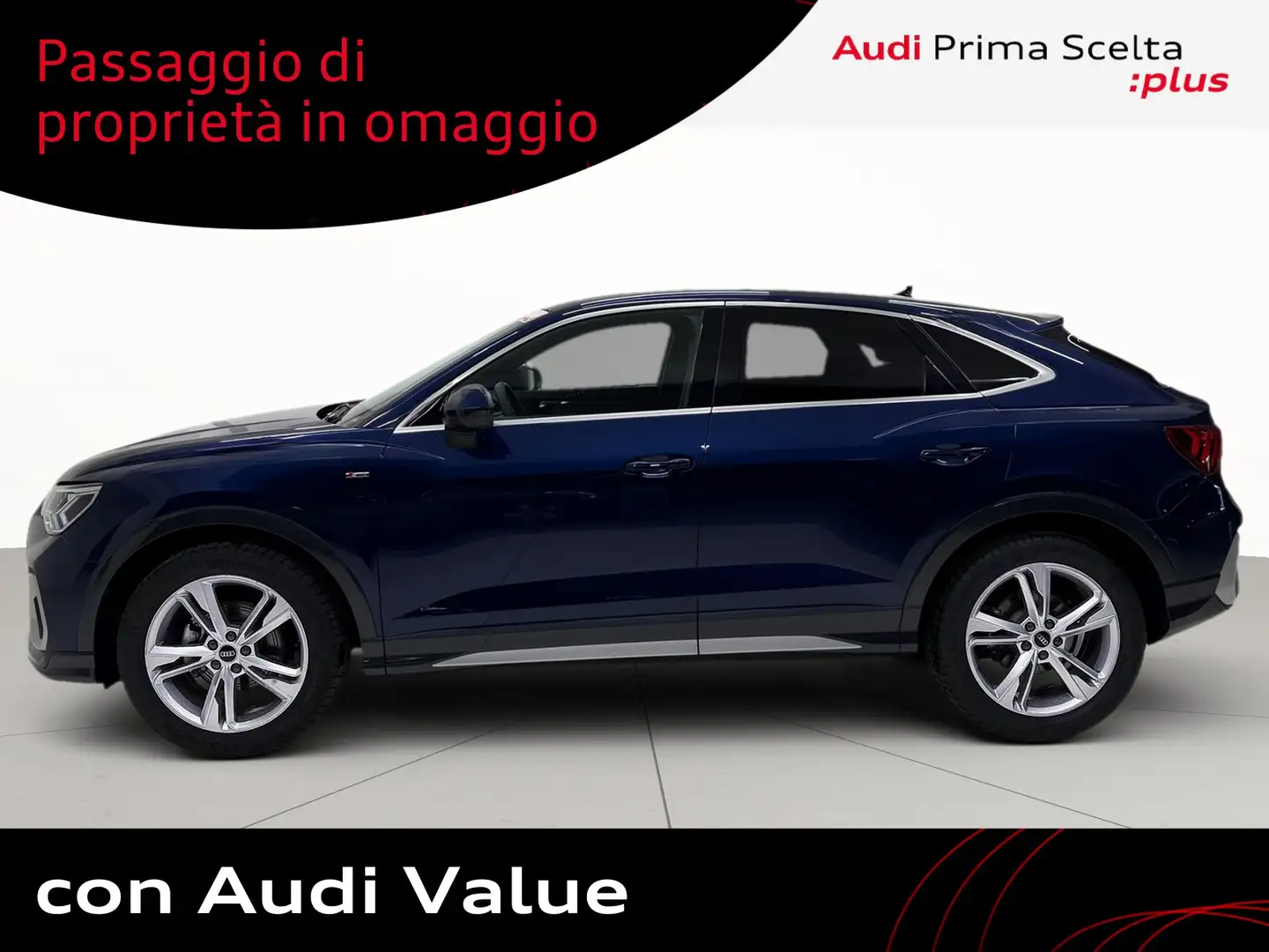 Audi Q3 sportback 35 2.0 tdi s line edition s-tronic Modrá - 2